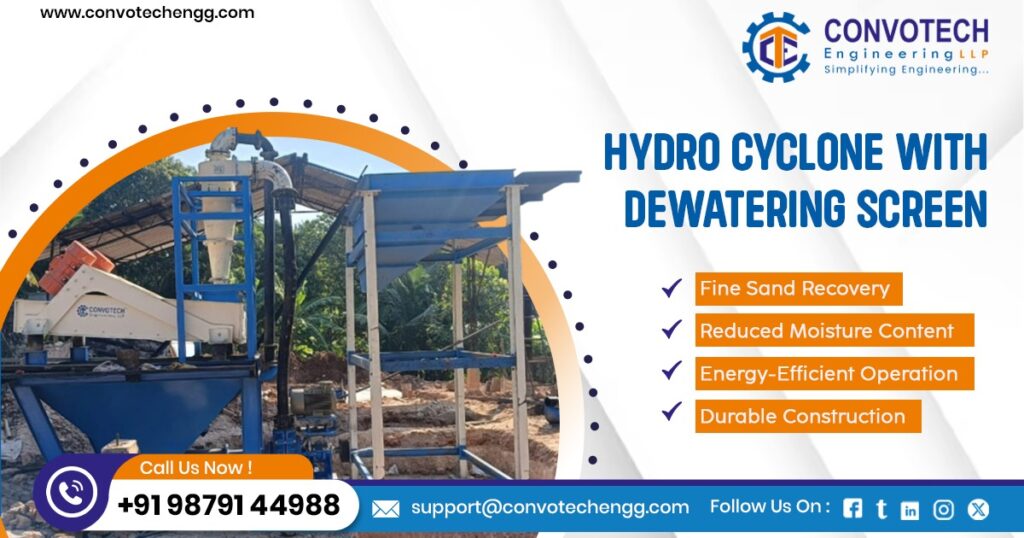 Hydro Cyclone with Dewatering Screen in Tamil Nadu