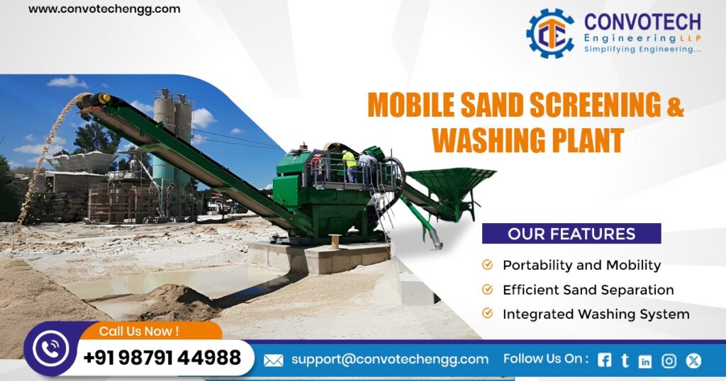 Mobile Sand Screening and Washing Plant in Assam