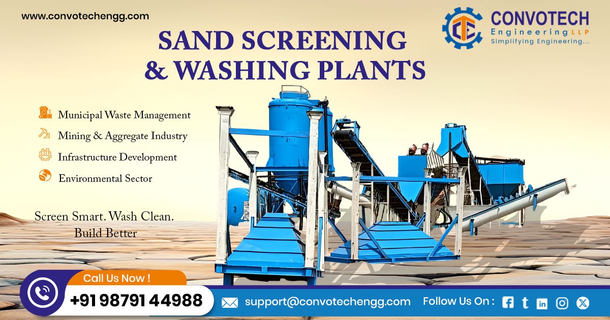 Sand Screening and Washing Plant in Rajasthan