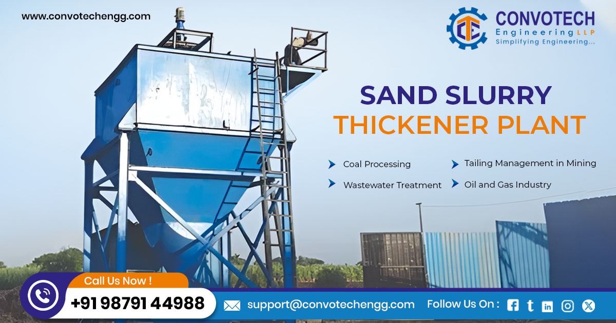 Sand Slurry Thickener Plant in Gujarat