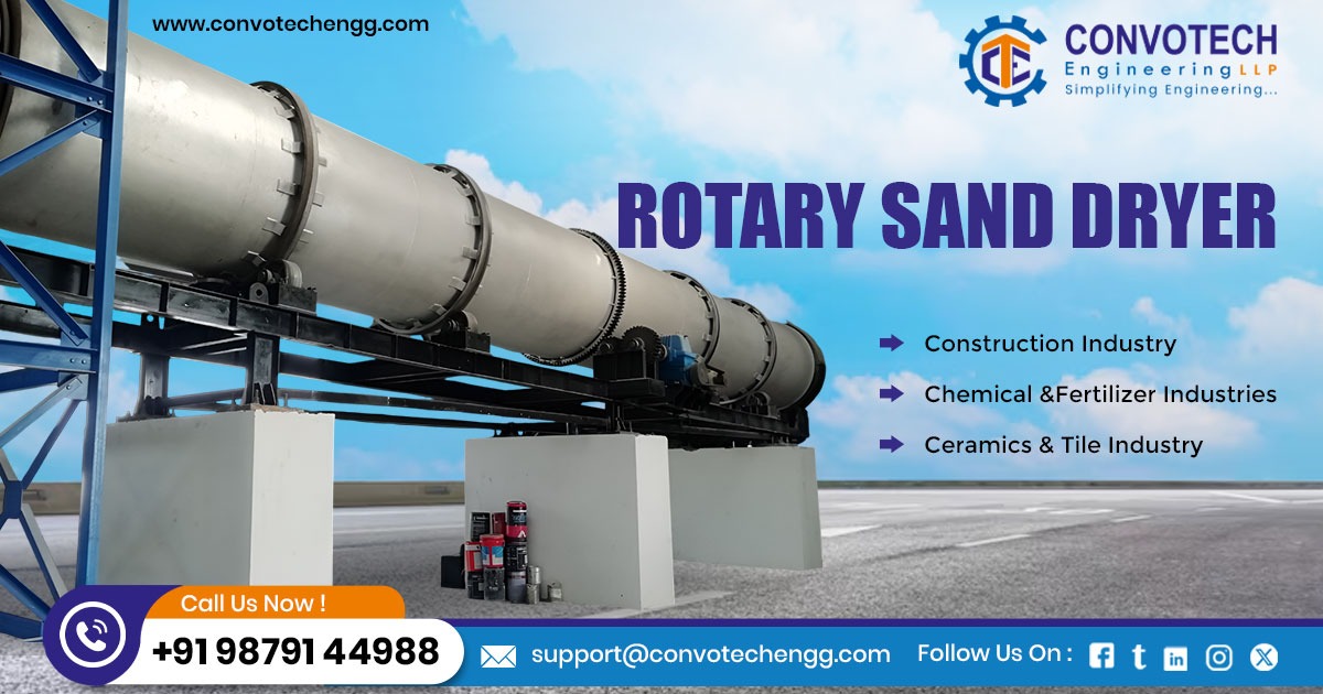 Rotary Sand Dryer in Gujarat