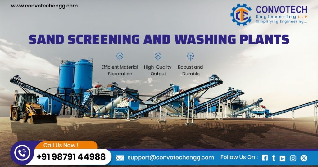 Sand Screening and Washing Plant in Chhattisgarh
