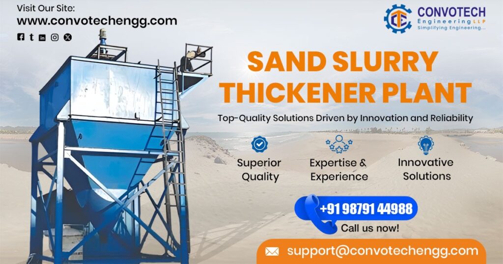 Sand Slurry Thickener Plant in Karnataka