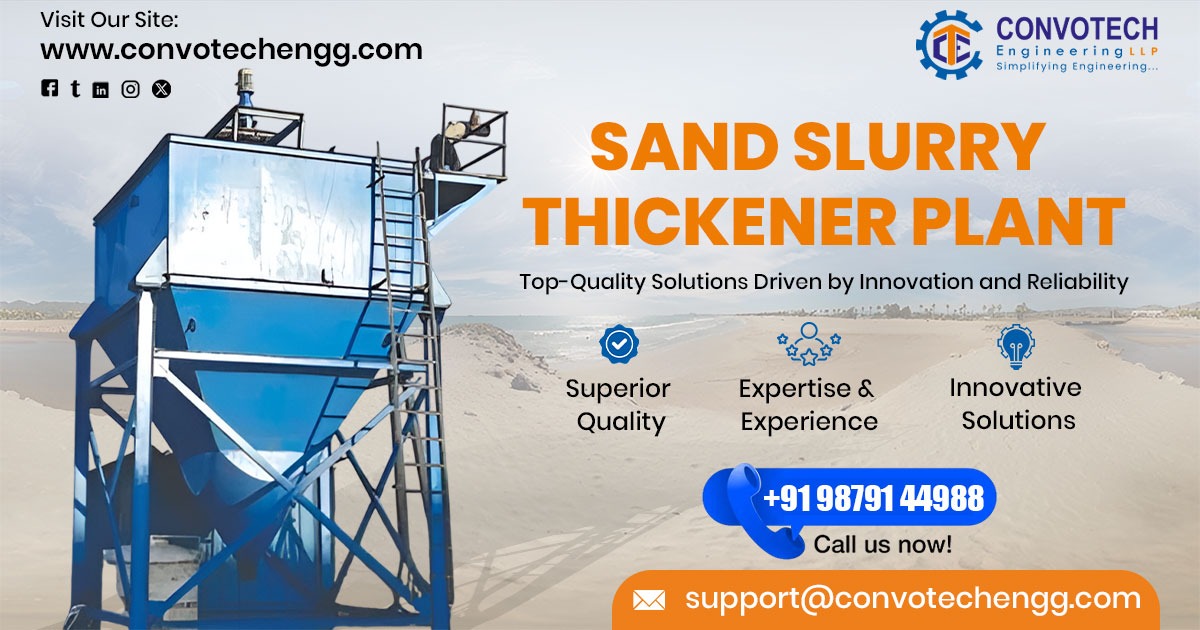 Sand Slurry Thickener Plant in Karnataka