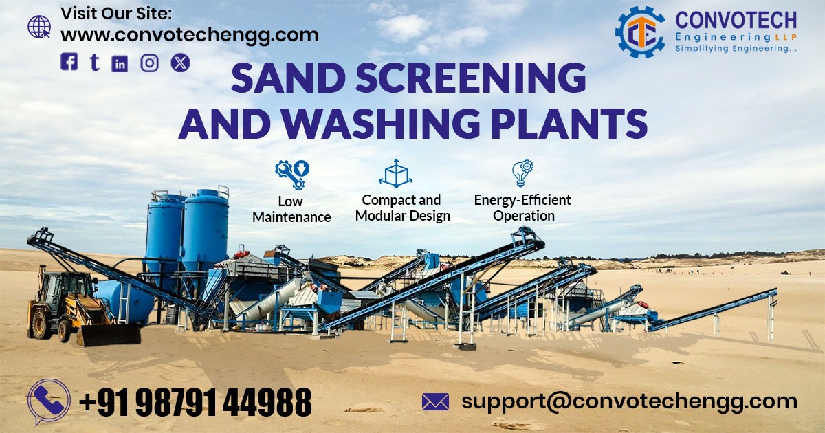 Sand Screening and Washing Plant in Karnataka
