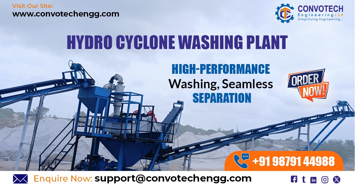 Hydro Cyclone Washing Plant in Assam