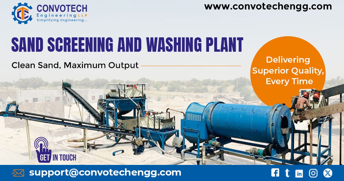 Sand Screening and Washing Plant in Tamil Nadu