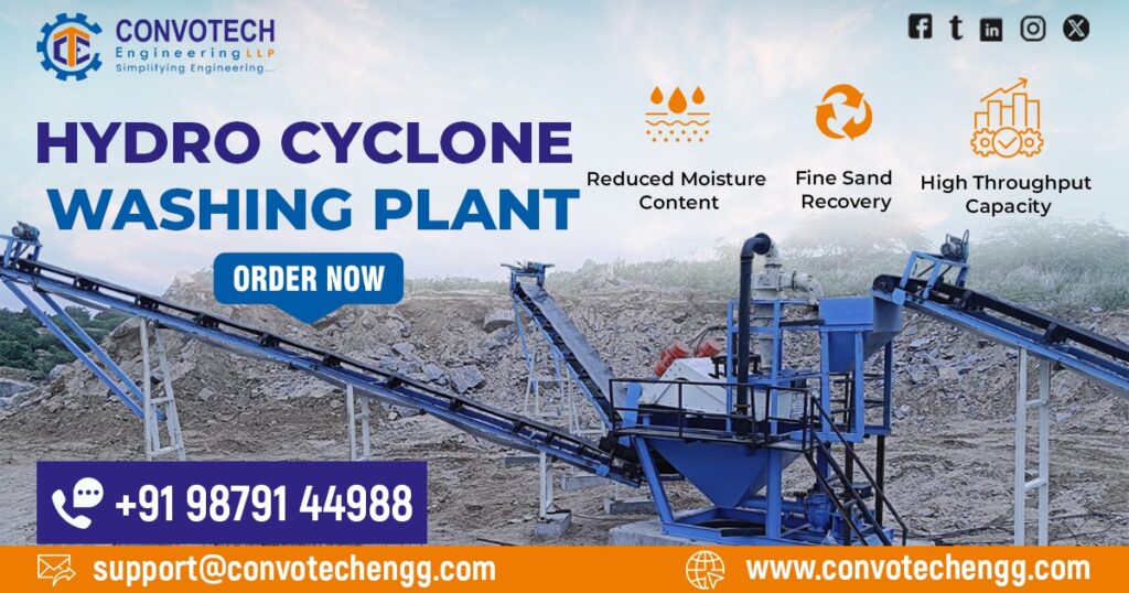 Hydrocyclone Washing Plant in Kerala