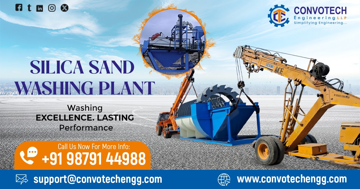 Silica Sand Washing Plant in Gujarat
