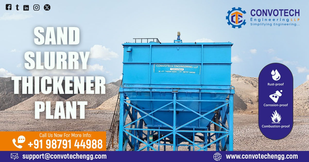 Sand Slurry Thickener Plant in Maharashtra