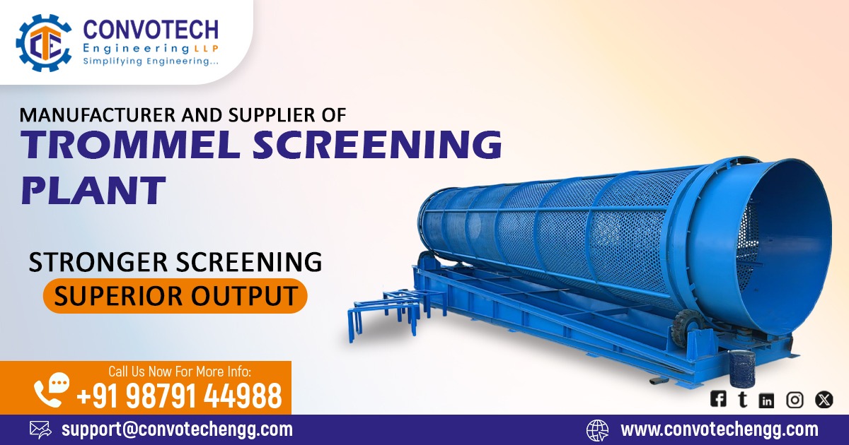 Trommel Screening Plant in West Bengal
