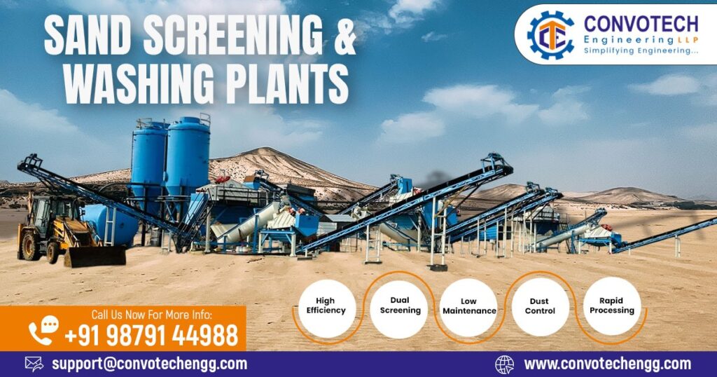 Sand Screening and Washing Plant in Telangana