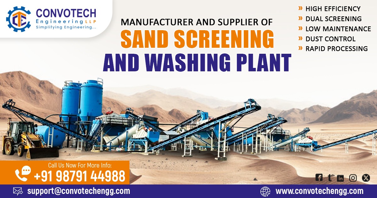 Sand Screening and Washing Plant