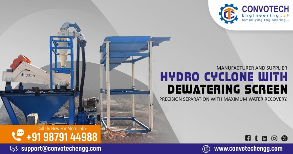 Hydrocyclone With Dewatering Screen in Kerala
