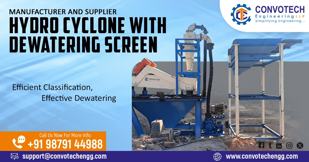 Hydro Cyclone with Dewatering Screen in Uttar Pradesh
