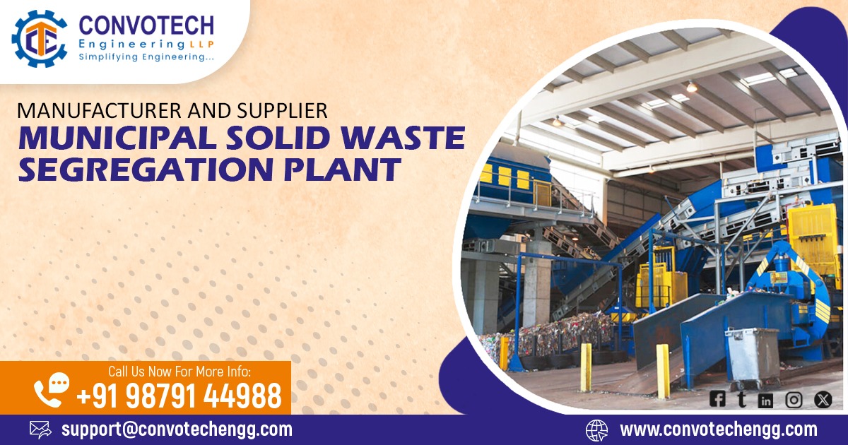 Municipal Solid Waste Segregation Plant in Odisha