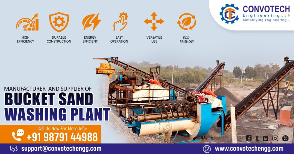 Bucket Sand Washing Plant in Gujarat