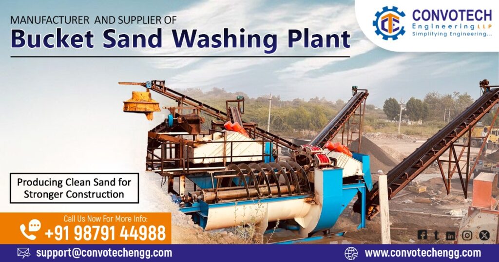 Bucket Sand Washing Plant in Maharashtra