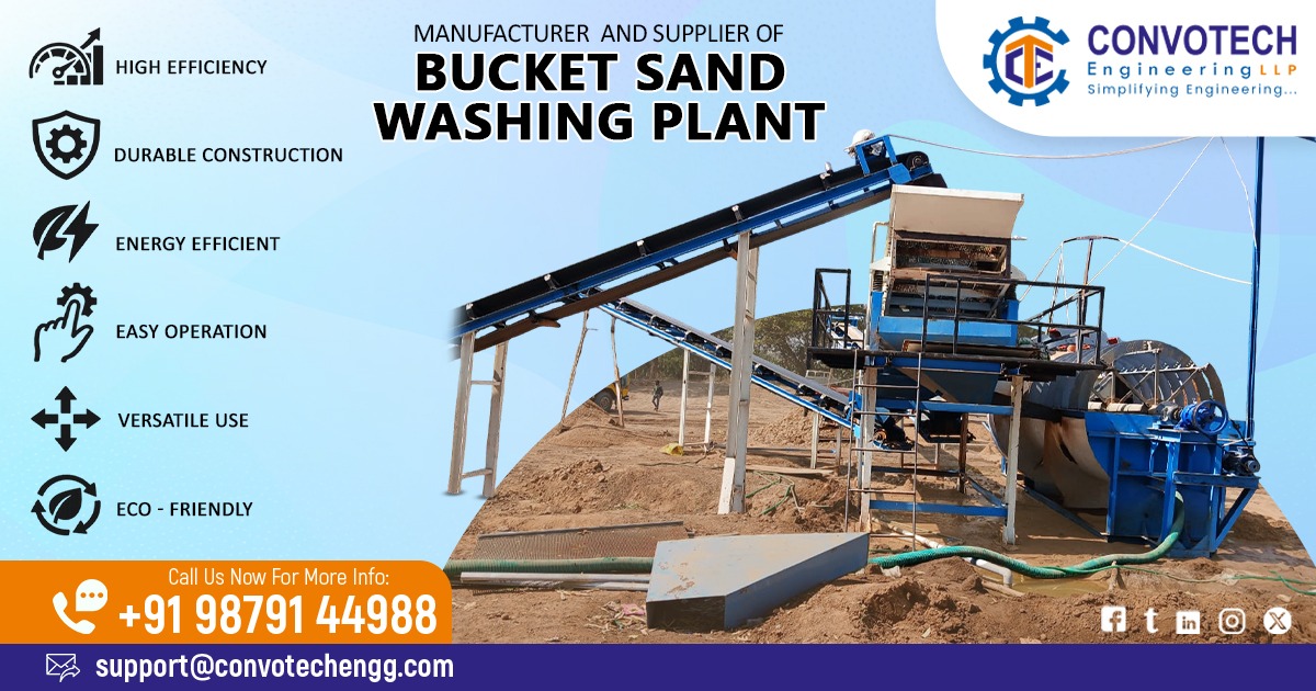 Bucket Sand Washing Plant in Rajasthan