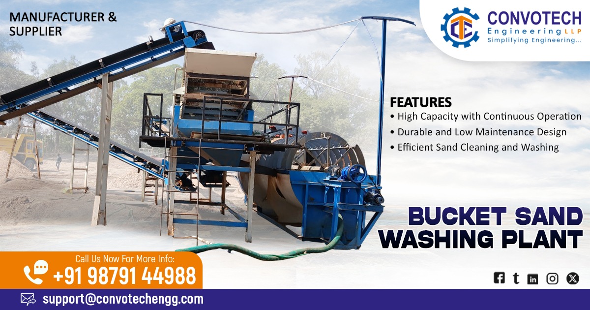 Bucket Sand Washing Plant in Kerala
