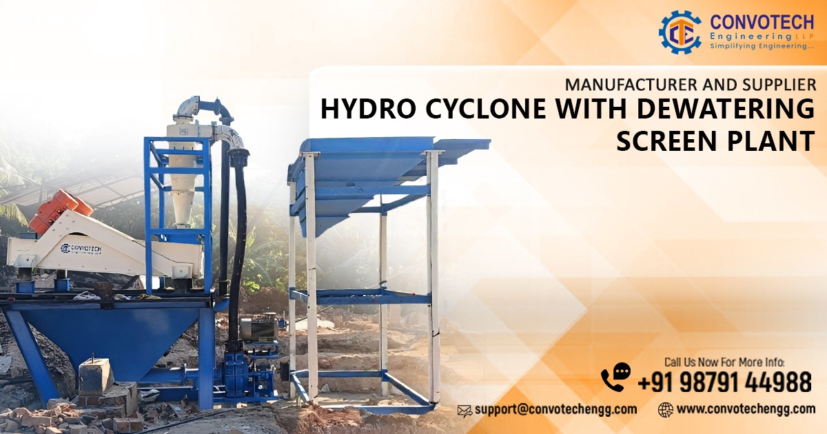 Hydro Cyclone with Dewatering Screen Plant in Madhya Pradesh