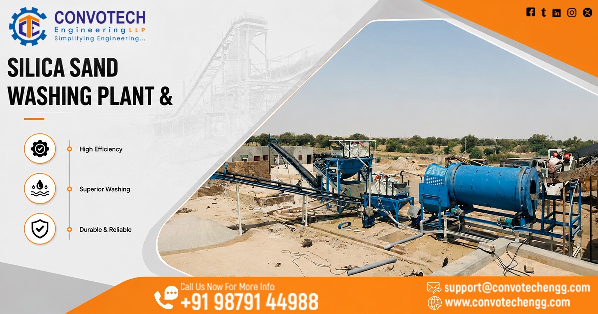 Silica Sand Washing Plant in Chittorgarh