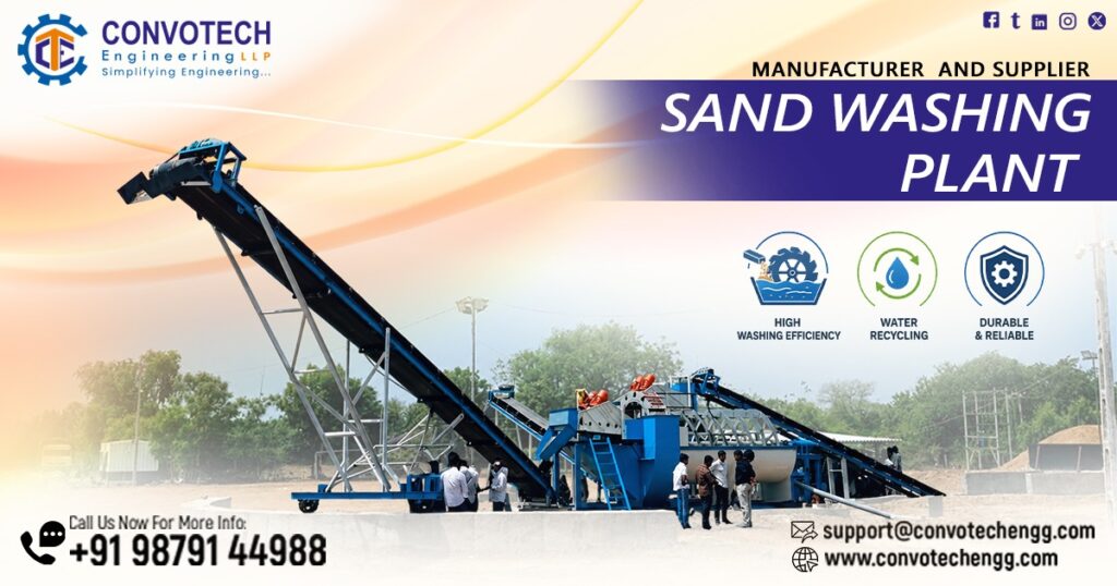 Sand washing Plant in Godhra