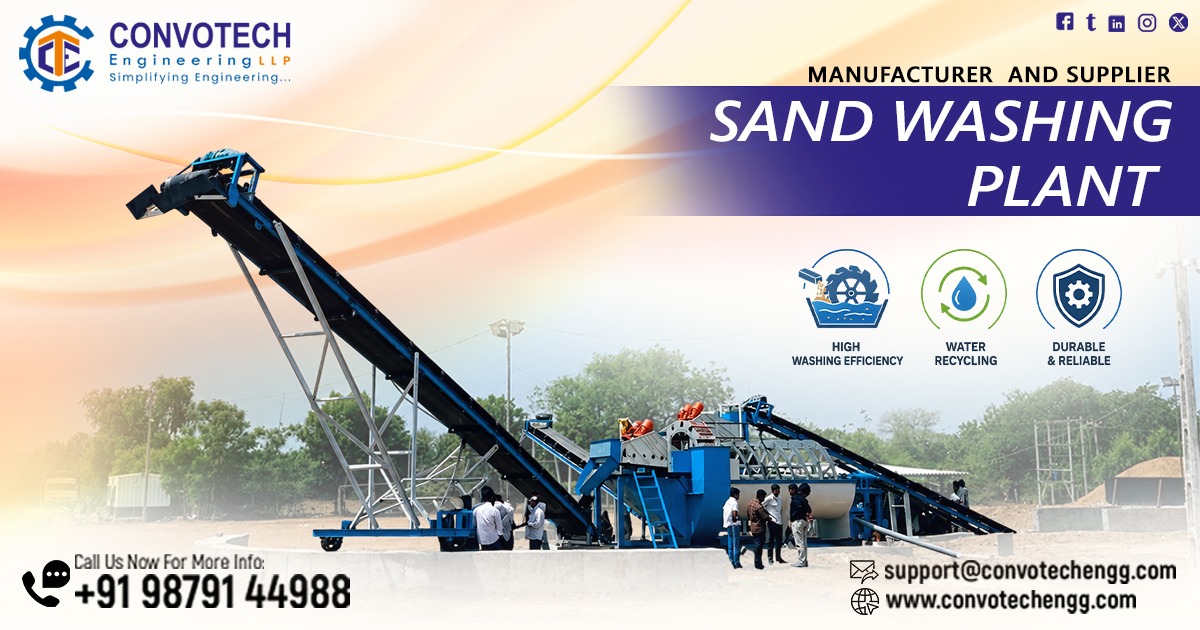 Sand washing Plant in Godhra