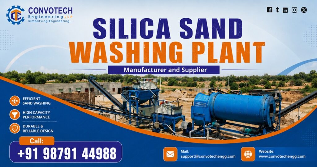 Silica Sand Washing Plant in Karnataka