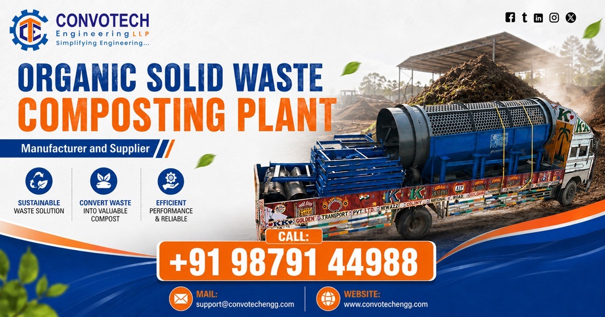 Organic Solid Waste Composting Plant in Kadapa